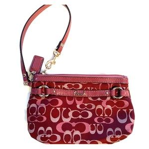 Coach small wristlet